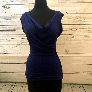 Ruched Royal Blue Top from Express